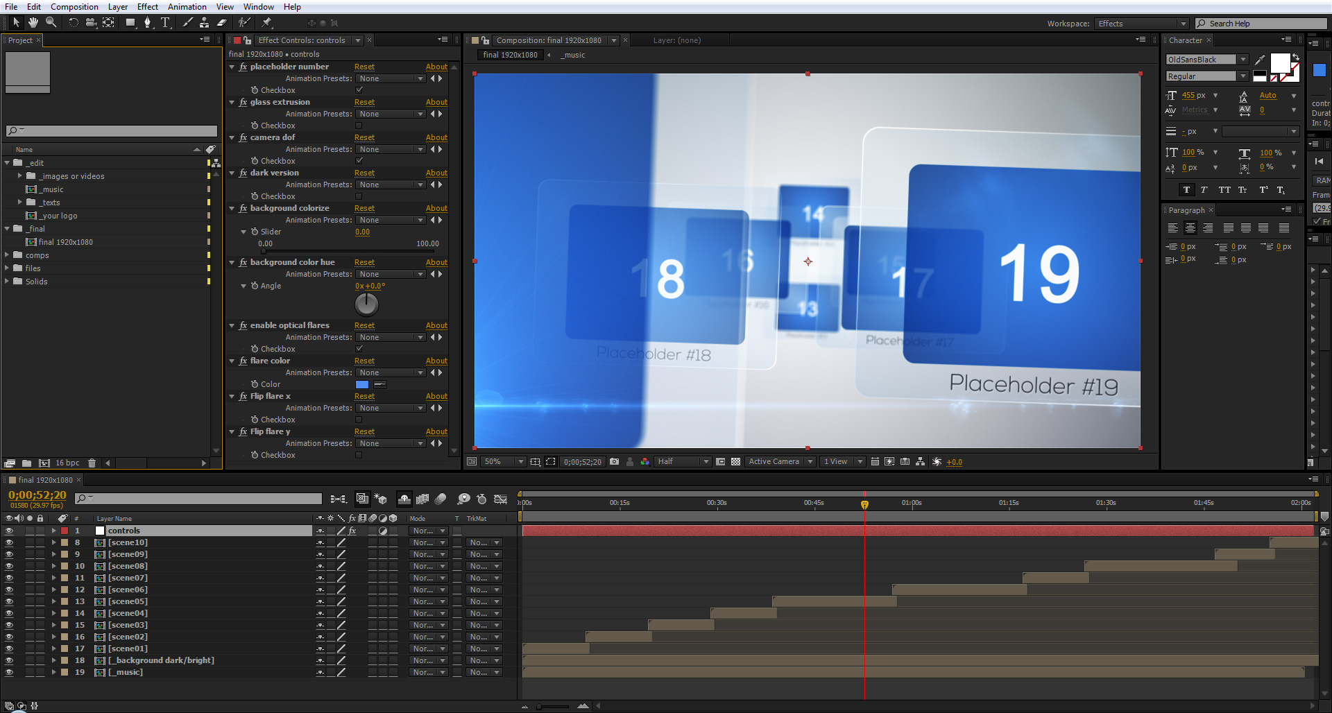 portfolio after effects template free download