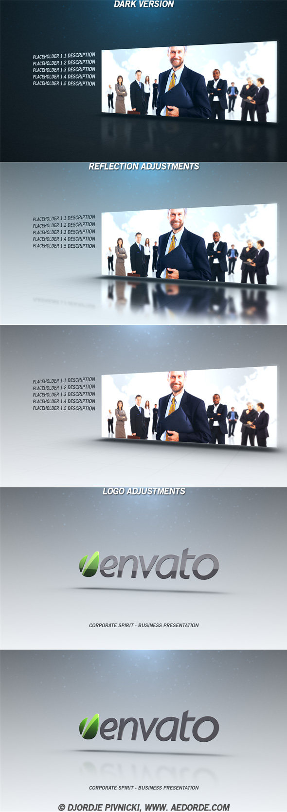 corporate spirit - after effects project