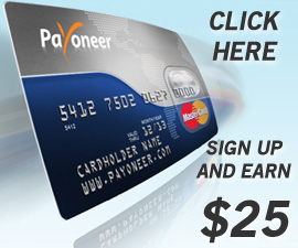 Sign Up to Payoneer and Earn $25