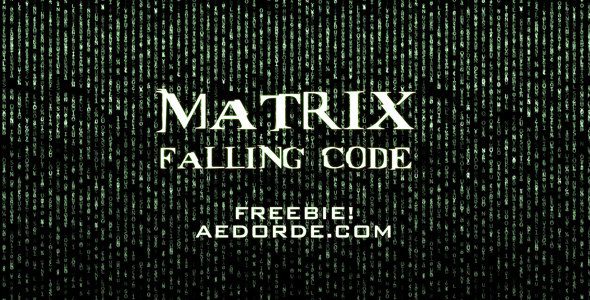 matrix falling code free video