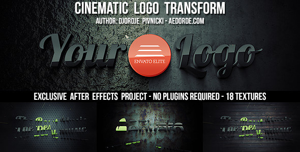 Cinematic Logo Transform - After Effects Project