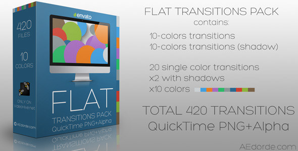 Flat Transitions Pack