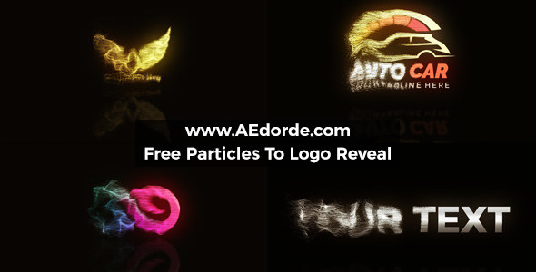 Free Particles To Logo Reveal