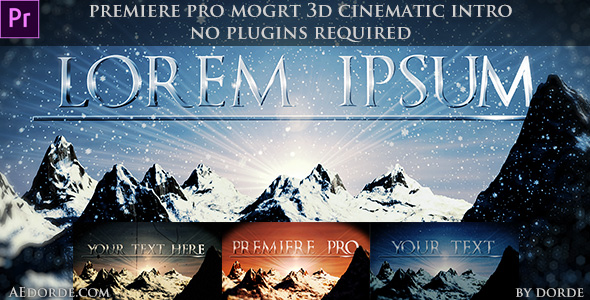 Lorem Ipsum mogrt project