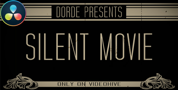 Silent Movie Davinci Resolve Project